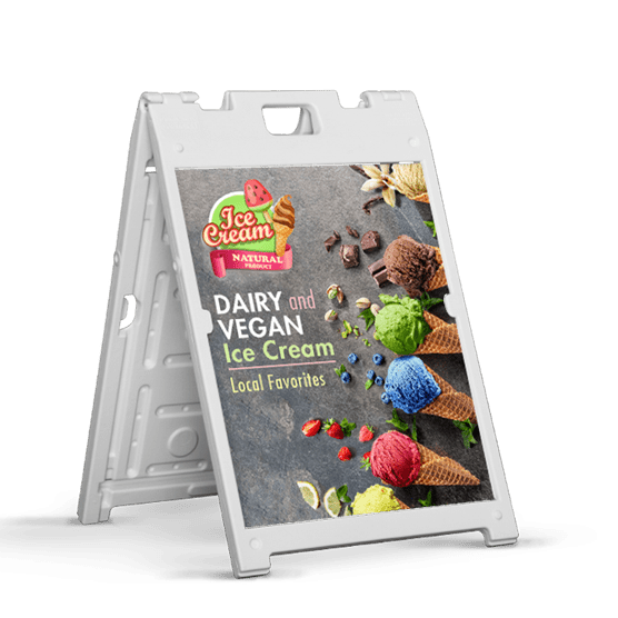 Sidewalk Signs - Bolt Stickers