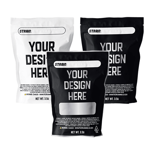 Custom Mylar Bags - Bolt Stickers