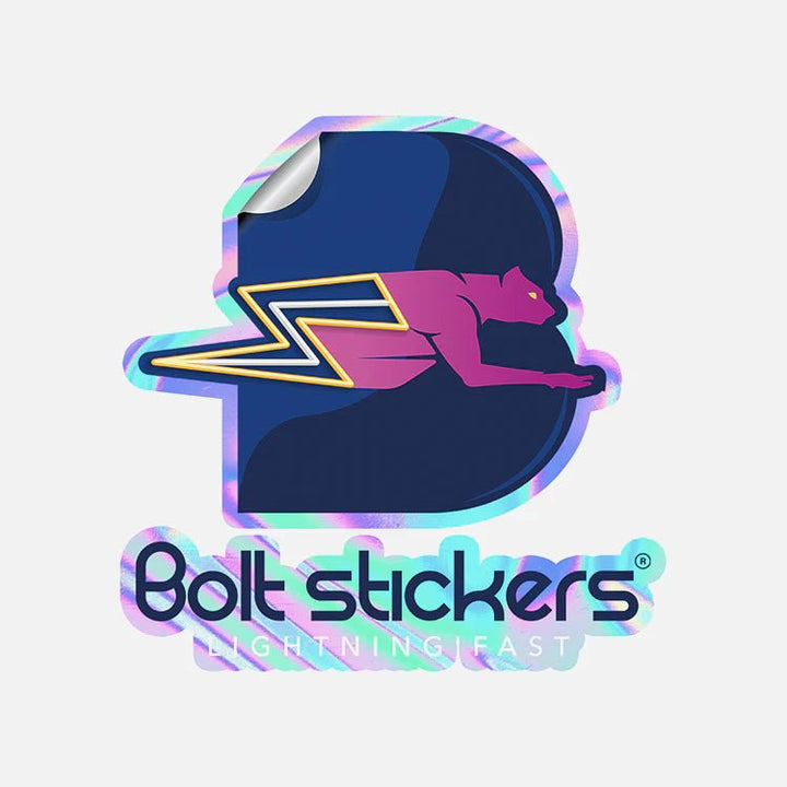 Holographic Stickers - Bolt Stickers