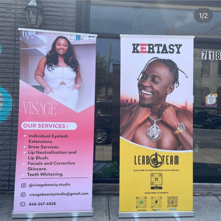 Retractable Banner - Bolt Stickers