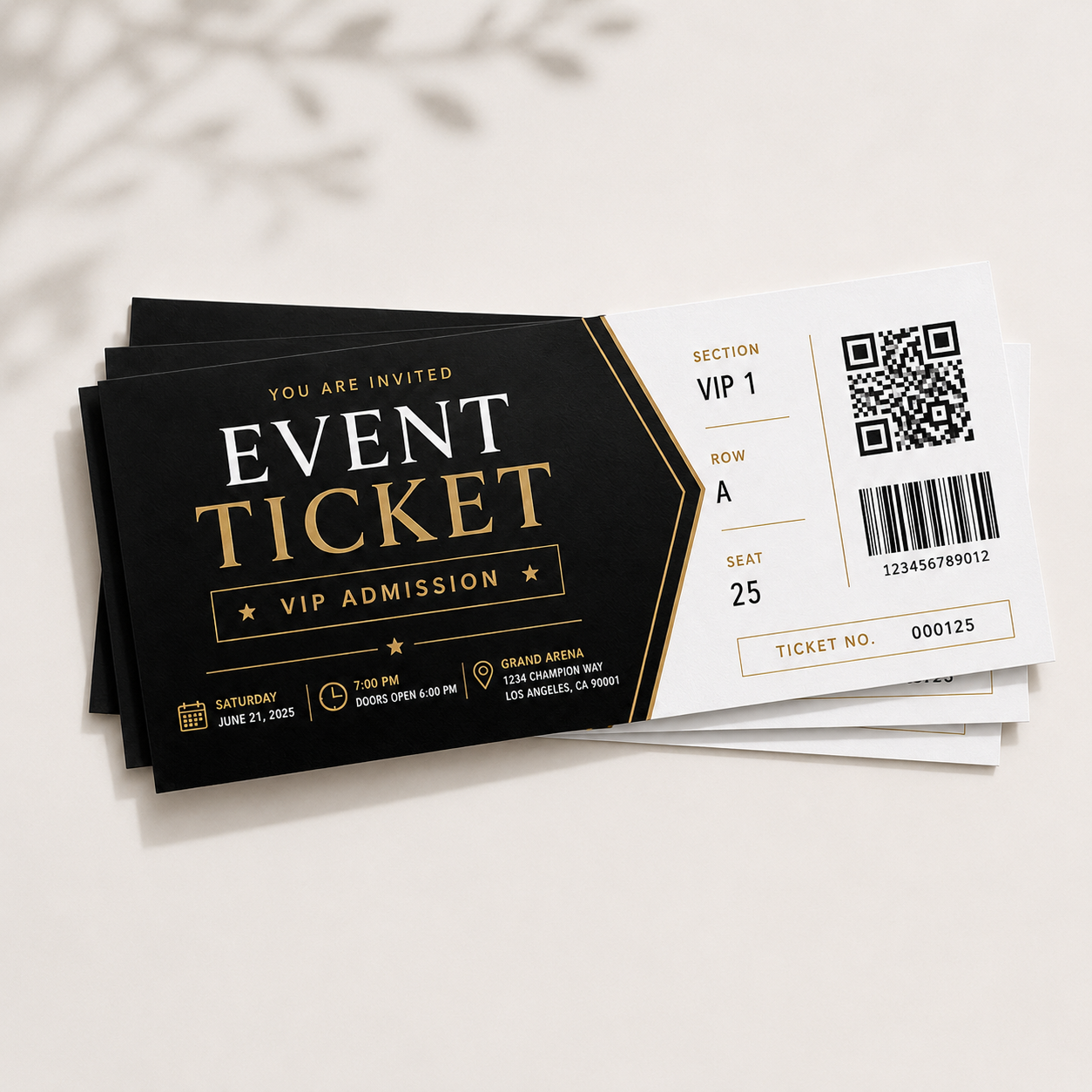 Custom Event Tickets