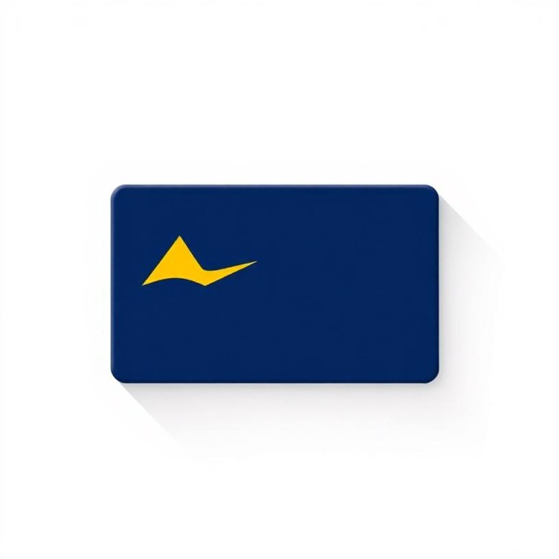 Horizontal business card shape
