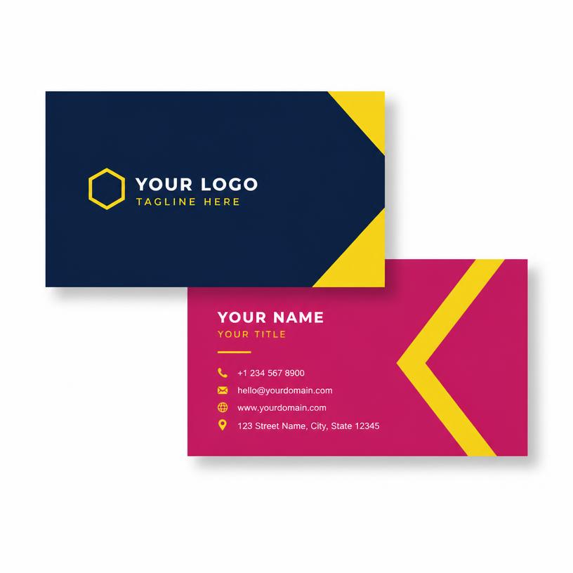 Rectangle business card shape