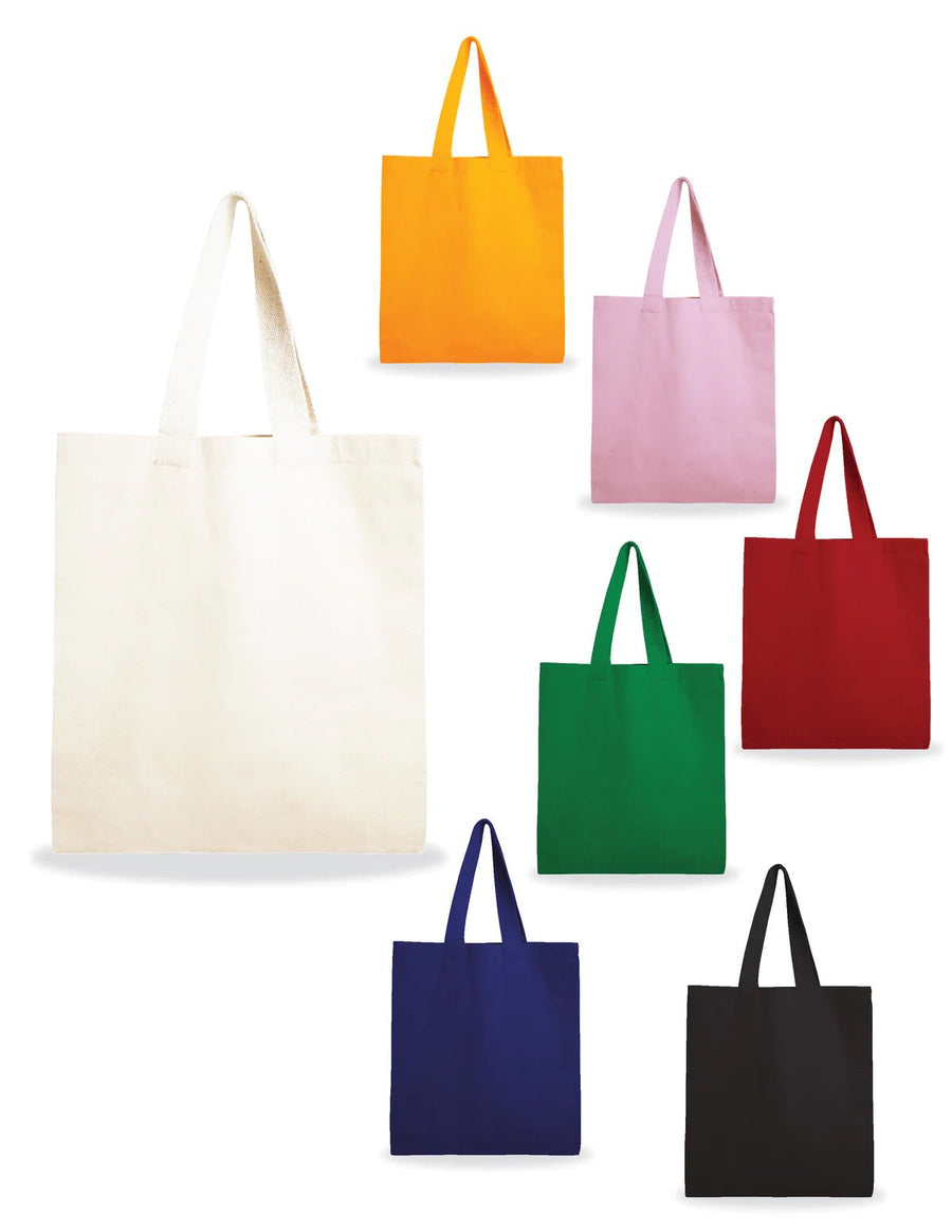 100% Cotton Canvas Tote Bags - Bolt Stickers
